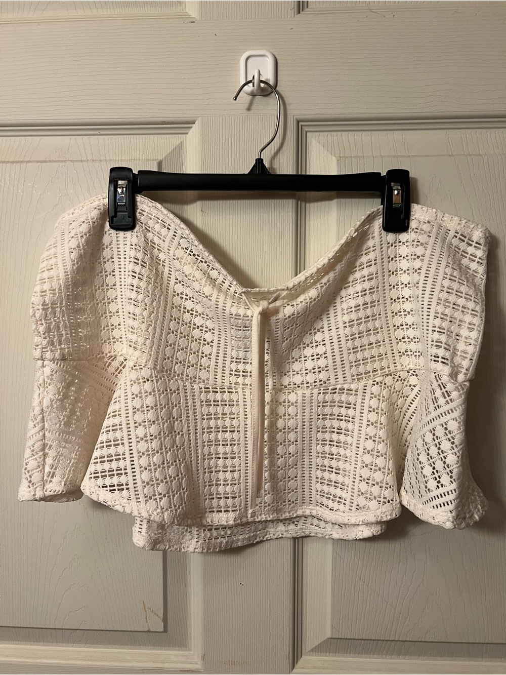 Wild fable Cream Crochet Swim Cover-Up Skirt - Picture 5 of 5